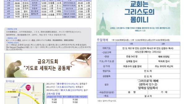 2025년 8월 24일 주보