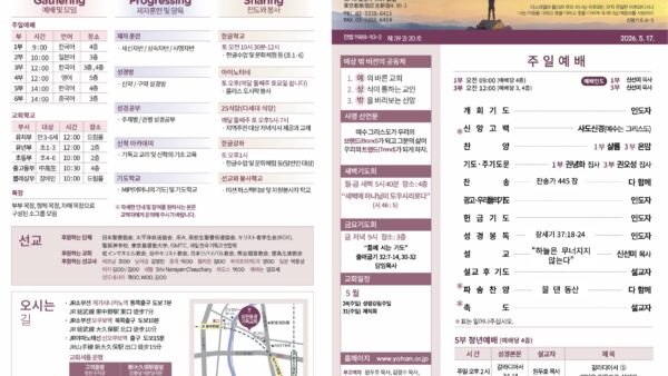 2026년 5월 17일 주보