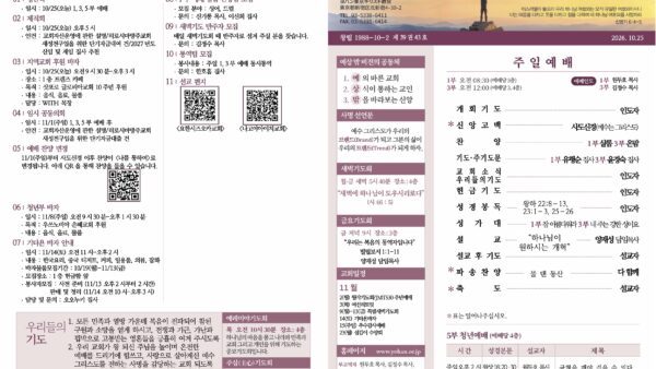 2026년 10월 25일 주보